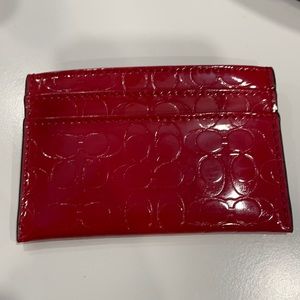 Coach card holder